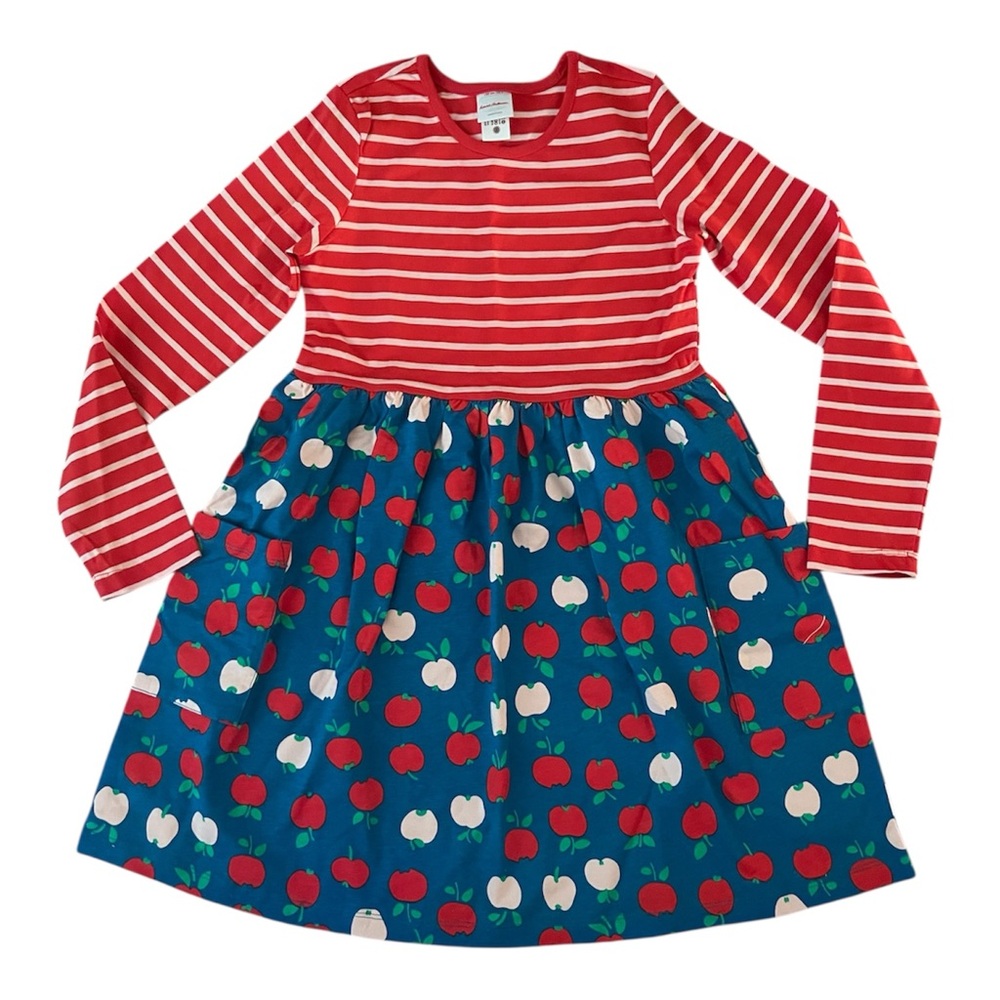 Hanna Andersson (130|8y) Apple Dress